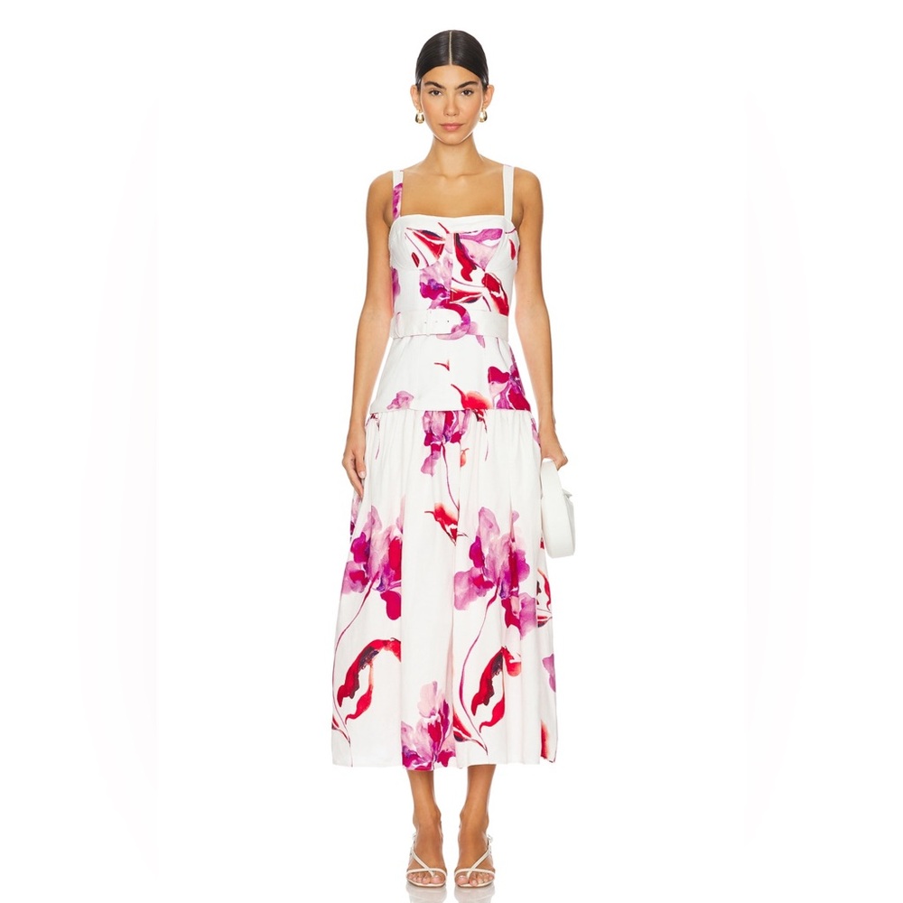 NWT - NICHOLAS Lidia Bustier Drop Waist Dress